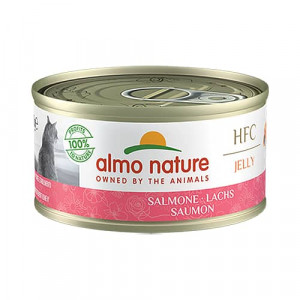 Almo Nature Cat HFC Jelly Salmon konservi kaķiem Lasis želejā 70g